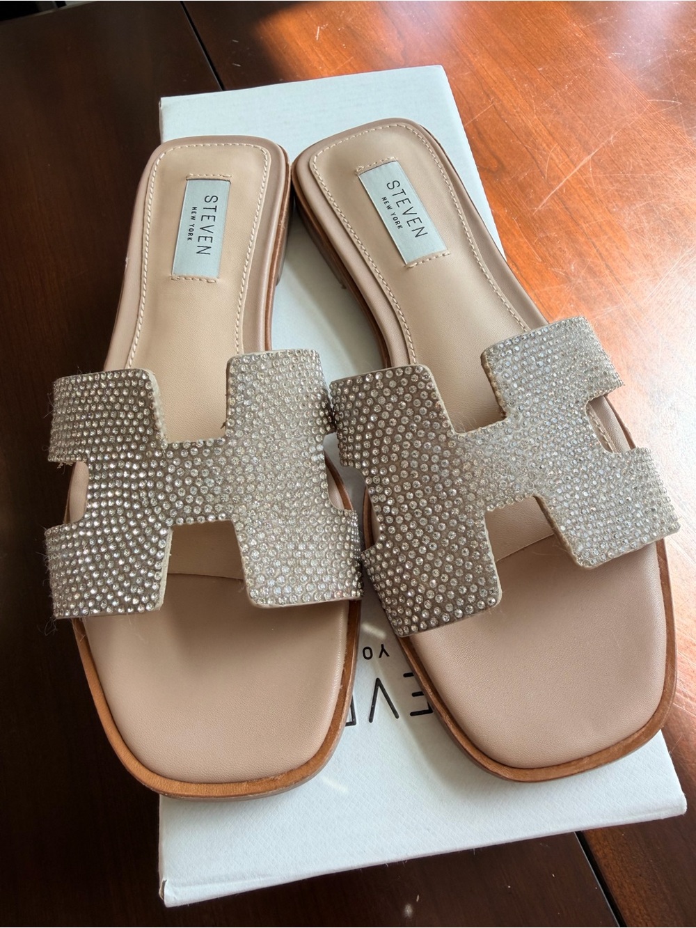 Steve Madden Hayden Rhinestone Sandal Women’s Size 6